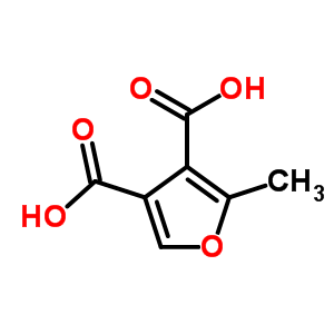 2-甲基-3,4-呋喃二羧酸结构式_54576-44-2结构式