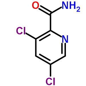 3,5-二氯吡啶甲酰胺结构式_5468-71-3结构式