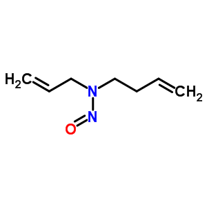 gamma-丁烯基-(beta-丙烯基)亚硝胺结构式_54746-50-8结构式
