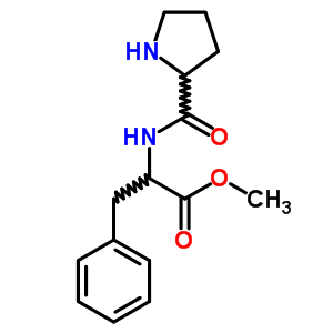 3-苯基-2-(吡咯烷-2-羰基氨基)丙酸甲酯结构式_54793-80-5结构式