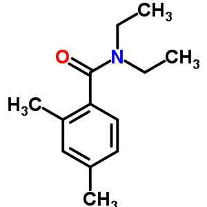 N,N-二乙基-2,4-二甲基苯甲酰胺结构式_54818-95-0结构式