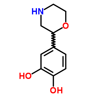 4-(吗啉-2-基)苯-1,2-二醇结构式_54826-84-5结构式