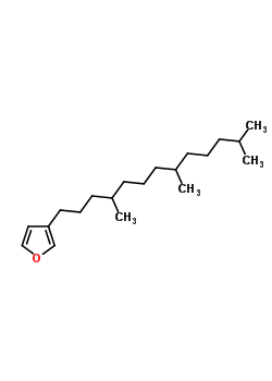 3-(4,8,12-三甲基十三基)呋喃结构式_54869-11-3结构式