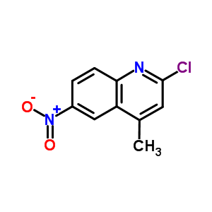 2-氯-4-甲基-6-硝基-喹啉结构式_54965-59-2结构式