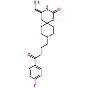 5-乙基-9-[3-(p-氟苯甲酰基)丙基]-1-噁-3,9-二氮杂螺[5.5]十一烷-2-酮结构式_54981-17-8结构式