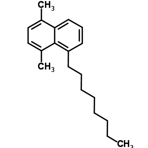1,4-二甲基-5-辛基萘结构式_55000-53-8结构式