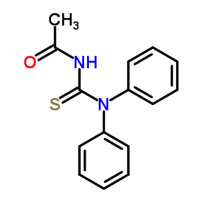 N-[二苯基氨基(硫代羰基)]乙酰胺结构式_55040-91-0结构式