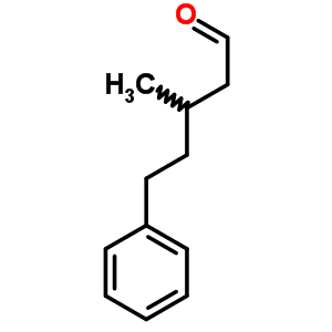 3-甲基-5-苯基-1-戊醛结构式_55066-49-4结构式