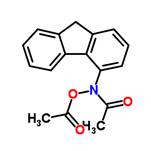 N-乙酰基氧基-n-(9h-芴-4-基)乙酰胺结构式_55080-20-1结构式