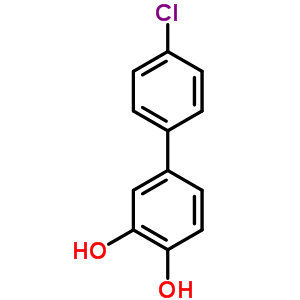 1,2-二羟基-4-氯联苯结构式_55097-84-2结构式