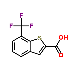 7-(三氟甲基)苯并[b]噻吩-2-羧酸结构式_550998-66-8结构式