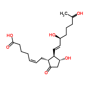 19-羟基前列腺素 E2结构式_55123-68-7结构式
