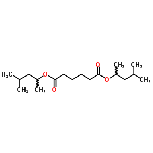 己二酸双(1,3-二甲基丁基)酯结构式_55125-22-9结构式
