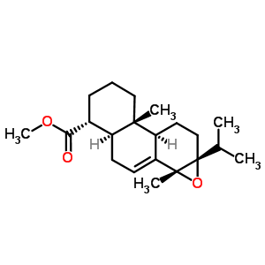 13,14-环氧松香酸甲酯结构式_55154-40-0结构式
