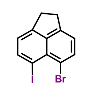 5-溴-1,2-二氢-6-碘乙酰萘结构式_55157-87-4结构式