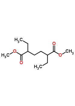 2,5-二乙基己二酸二甲酯结构式_55191-18-9结构式