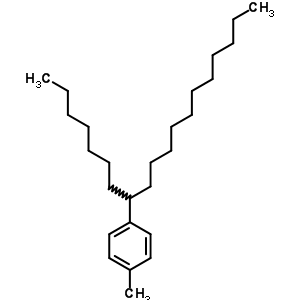 1-(1-庚基十二基)-4-甲基苯结构式_55191-36-1结构式