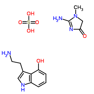 4-羟基色胺肌酐结构式_55206-11-6结构式 4-羟基色胺肌酐结构式_55206-11-6结构式