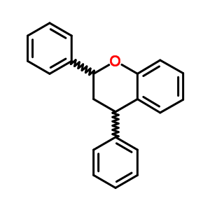 3,4-二氢-2,4-二苯基-2H-1-苯并吡喃结构式_55256-25-2结构式