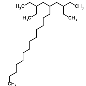 3-乙基-5-(2-乙基丁基)十八烷结构式_55282-12-7结构式