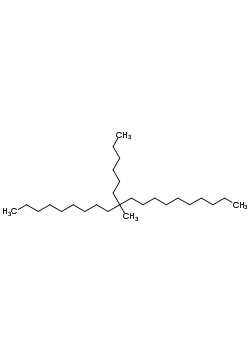 10-己基-10-甲基二十烷结构式_55282-32-1结构式