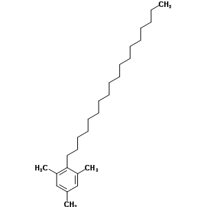 1,3,5-三甲基-2-十八基苯结构式_55282-67-2结构式