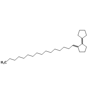 2-十六基-1,1-双环戊烷结构式_55334-11-7结构式