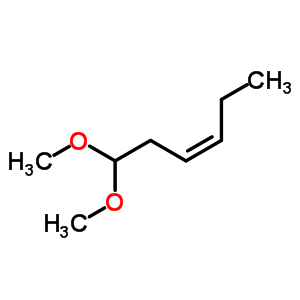 (Z)-3-己烯醛二甲基缩醛结构式_55444-65-0结构式