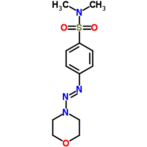 N,N-二甲基-4-[2-(4-吗啉)二氮杂烯]-苯磺酰胺结构式_55469-82-4结构式