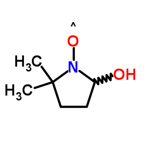 2,2-二甲基-5-羟基-1-吡咯烷氧基结构式_55482-03-6结构式