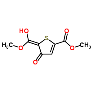 3-羟基噻吩-2,5-二羧酸二甲酯结构式_5556-24-1结构式