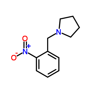 1-(2-硝基苄基)吡咯烷结构式_55581-63-0结构式