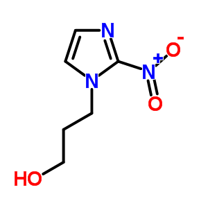 3-(2-硝基咪唑-1-基)丙烷-1-醇结构式_55620-55-8结构式