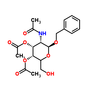 苄基 2-乙酰氨基-3,4-二-O-乙酰基-2-脱氧-alpha-D-吡喃半乳糖苷结构式_55652-76-1结构式