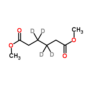 己二酸二甲酯-D4结构式_55724-08-8结构式