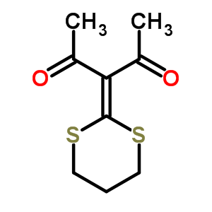 3-(1,3-二硫杂-2-基)戊烷-2,4-二酮结构式_55727-23-6结构式
