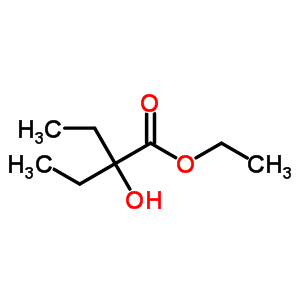 2-乙基-2-羟基丁酸乙酯结构式_5582-86-5结构式