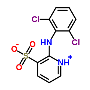 2-[(2,6-二氯苯基)氨基]-吡啶-3-磺酸结构式_55842-05-2结构式