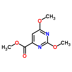 2,6-二甲氧基嘧啶-4-羧酸甲酯结构式_55878-45-0结构式