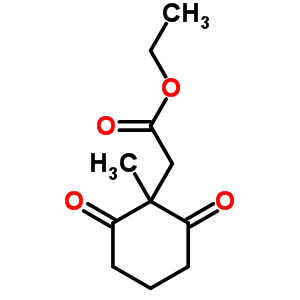 1-甲基-2,6-二氧代环己烷乙酸乙酯结构式_55981-33-4结构式