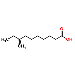 8-甲基癸酸结构式_5601-60-5结构式