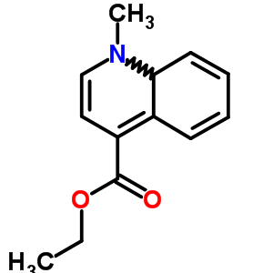1-甲基-8ah-喹啉-4-羧酸乙酯结构式_56153-32-3结构式