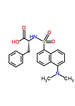 N-丹酰基-D-苯基丙氨酸结构式_56176-31-9结构式