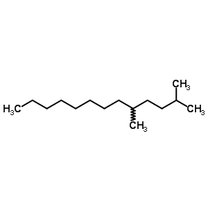 2,5-二甲基十三烷结构式_56292-66-1结构式