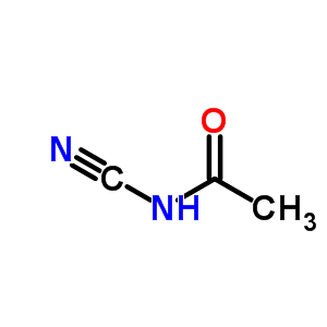 N-氰基乙酰胺结构式_5634-51-5结构式