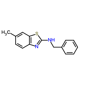 苄基-(6-甲基-苯并噻唑-2-基)-胺结构式_56406-14-5结构式