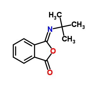 3-[(1,1-二甲基乙基)亚氨基]-1(3H)-异苯并呋喃酮结构式_56475-12-8结构式