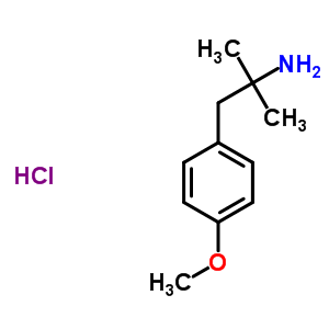 1,1-二甲基-2-(4-甲氧基苯基)乙胺盐酸盐结构式_56490-93-8结构式