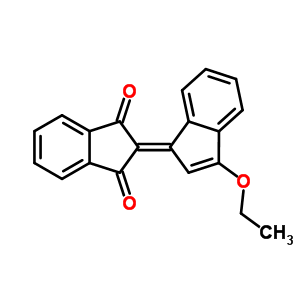 2-(3-乙氧基-1H-茚-1-基)-1H-茚-1,3(2H)-二酮结构式_56525-08-7结构式