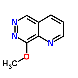 8-甲氧基吡啶并[2,3-d]吡嗪结构式_56525-94-1结构式